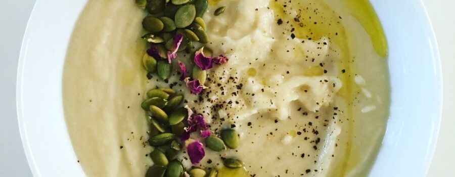 Recipe: Creamy Vegan Cauliflower Soup